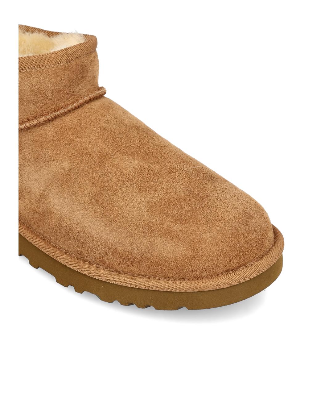 UGG Коричневые замшевые низкие ботинки, фото 4
