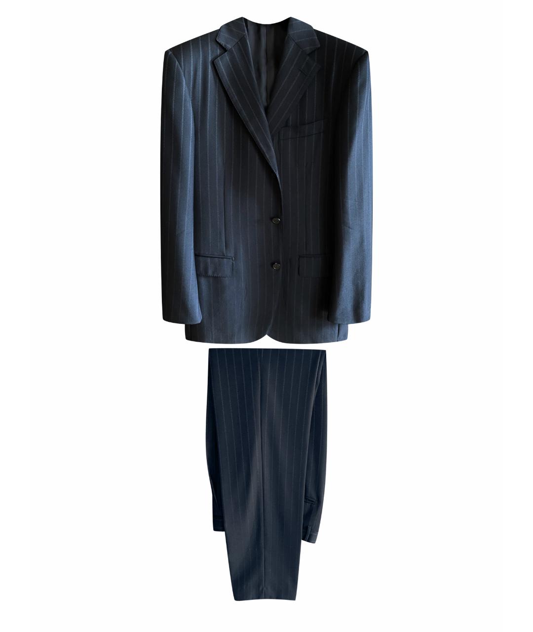ERMENEGILDO ZEGNA Темно-синий классический костюм, фото 1
