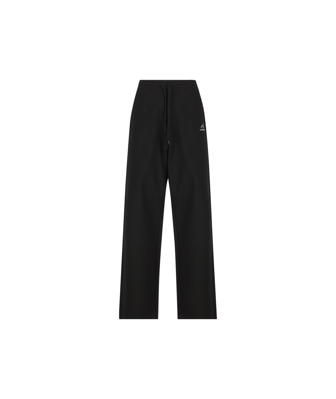 BALENCIAGA Черные хлопковые повседневные брюки, фото 5