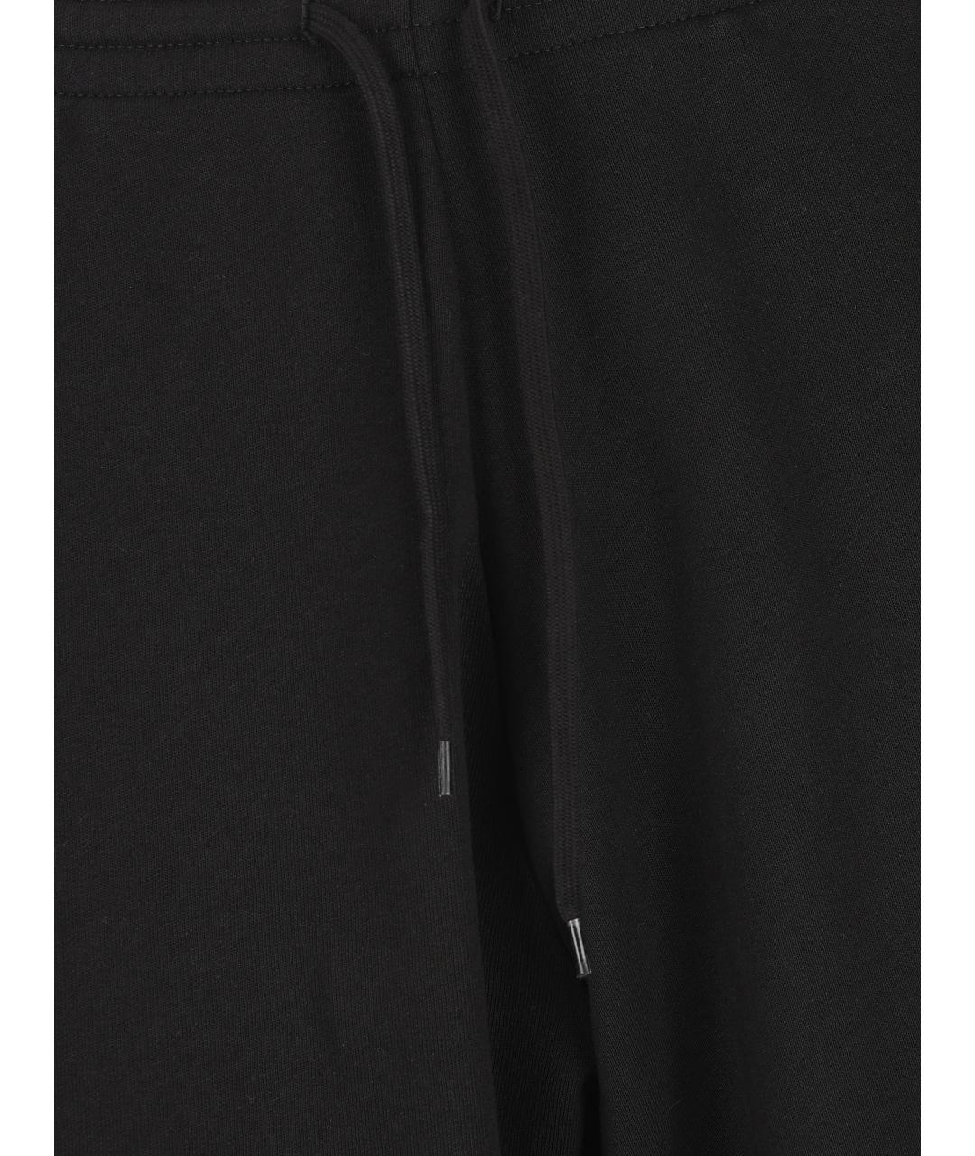 BALENCIAGA Черные хлопковые повседневные брюки, фото 4
