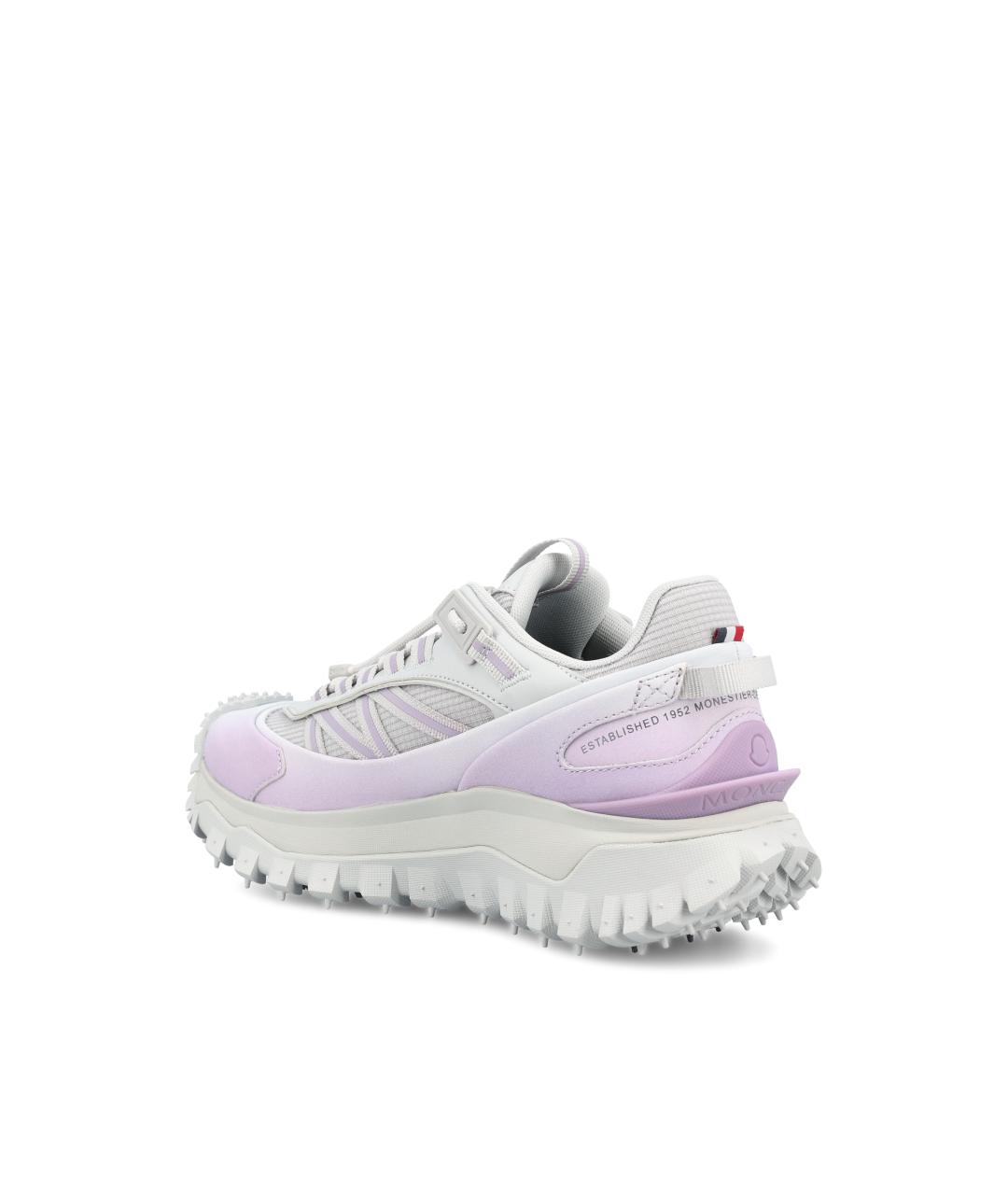 MONCLER Фиолетовые синтетические кроссовки, фото 3
