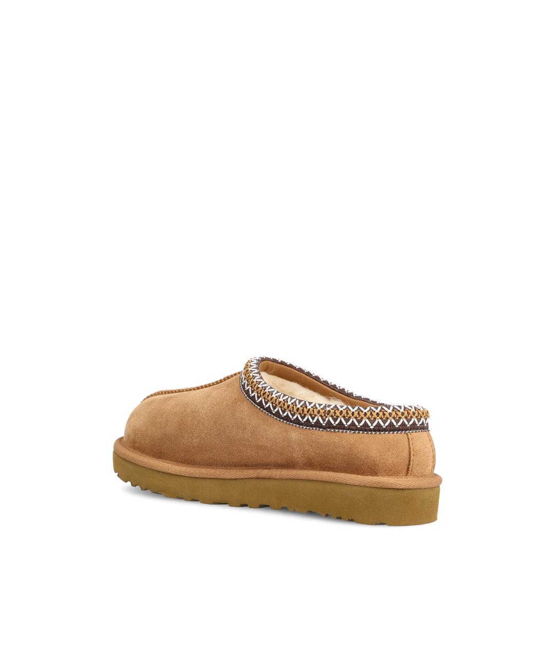 UGG Бежевые замшевые сабо, фото 3