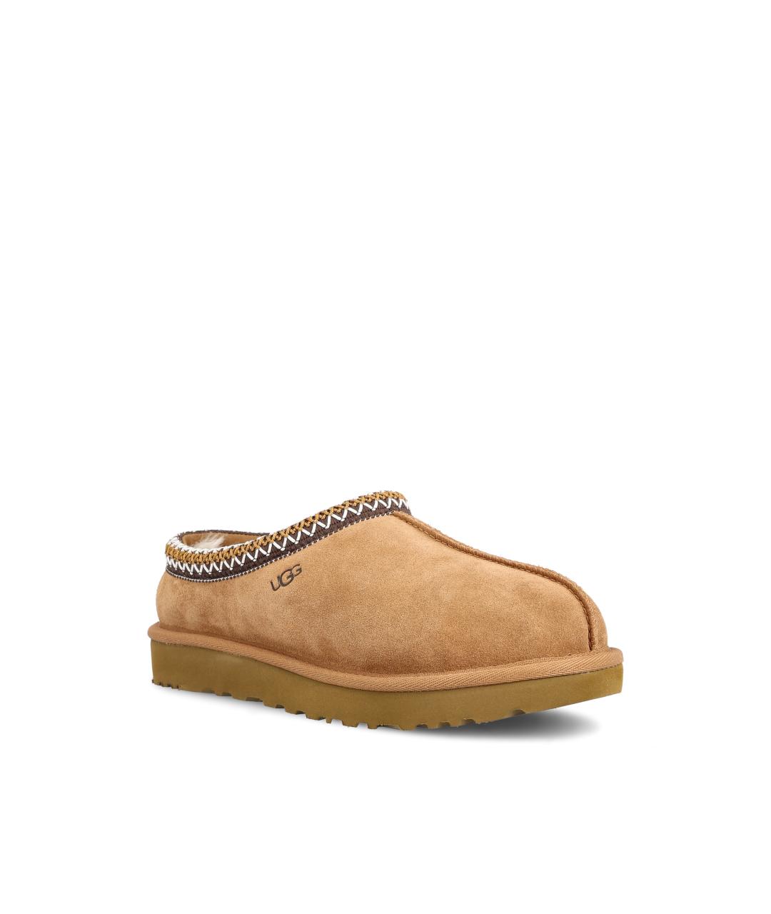 UGG Бежевые замшевые сабо, фото 2