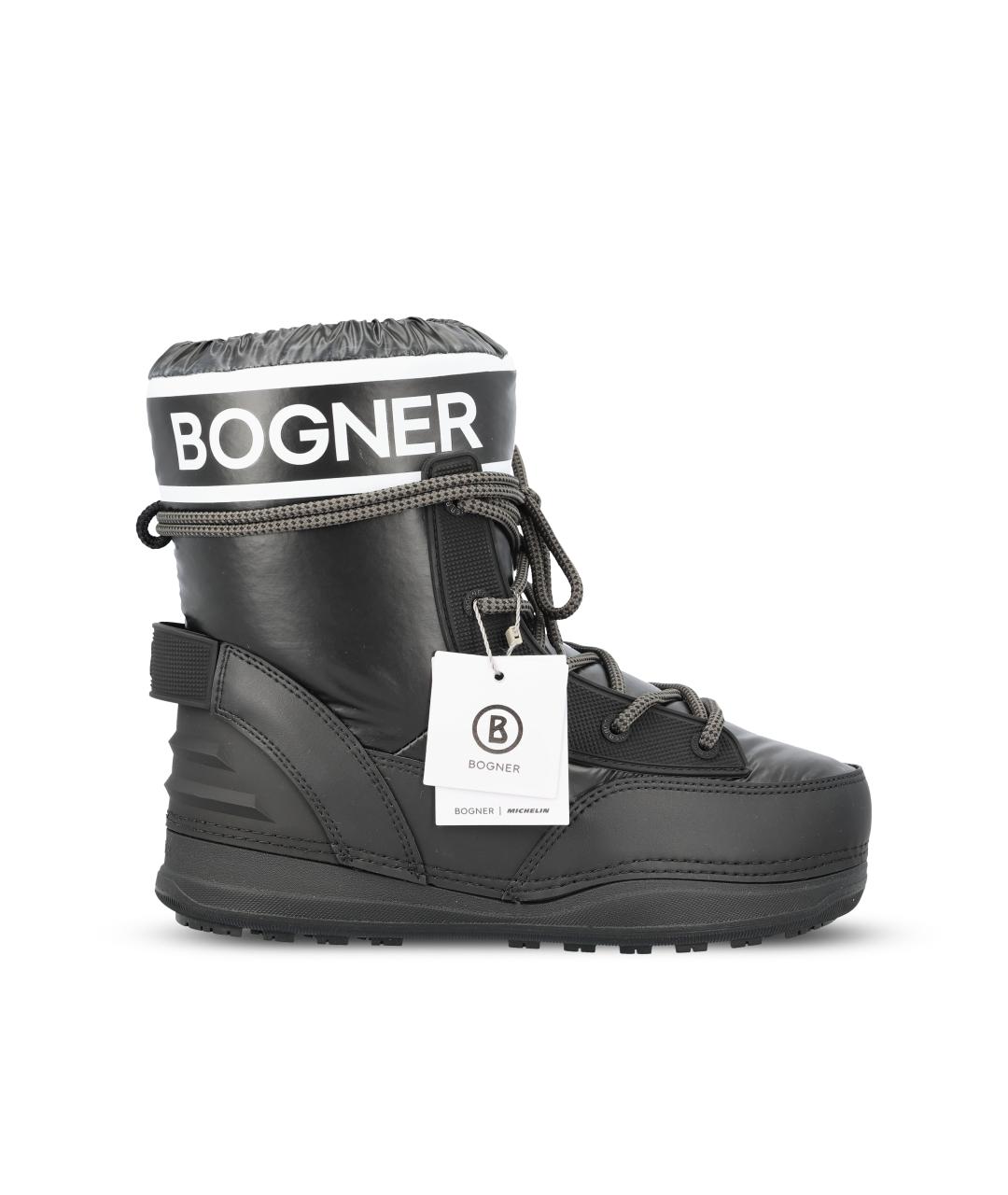 BOGNER Черные синтетические ботинки, фото 5