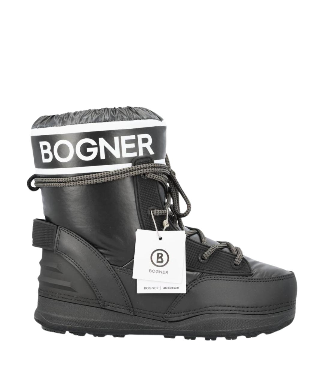 BOGNER Черные синтетические ботинки, фото 1