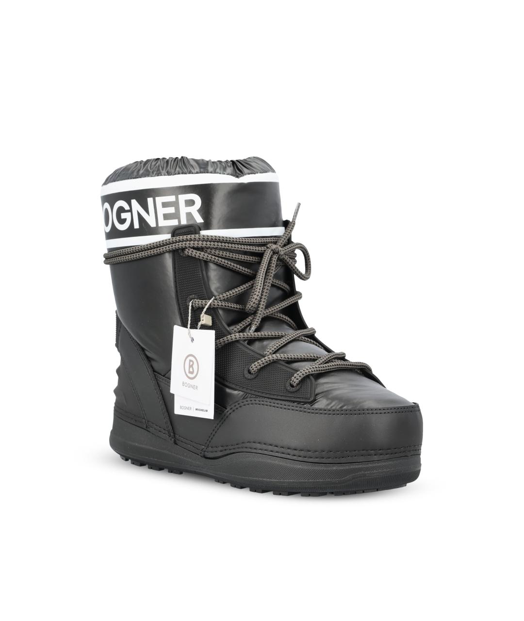 BOGNER Черные синтетические ботинки, фото 2