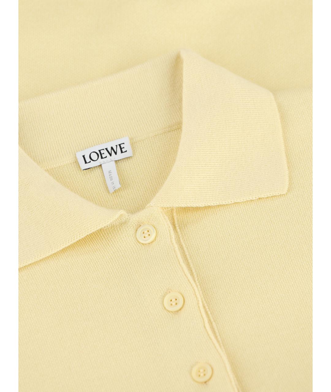 LOEWE Желтый кашемировый джемпер / свитер, фото 4