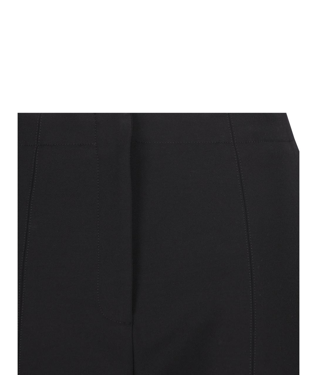 LOEWE Черные шерстяные брюки узкие, фото 3