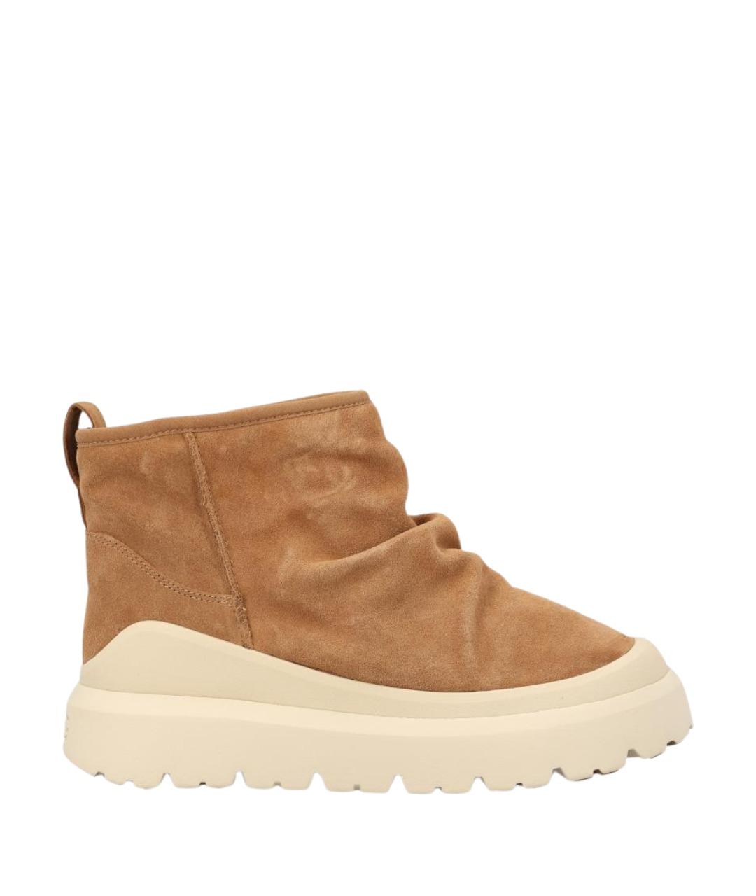 UGG Коричневые замшевые высокие ботинки, фото 1