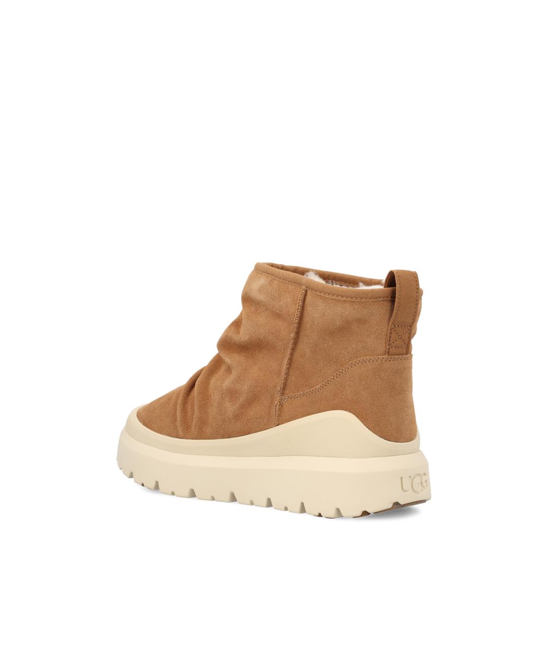 UGG Коричневые замшевые высокие ботинки, фото 3