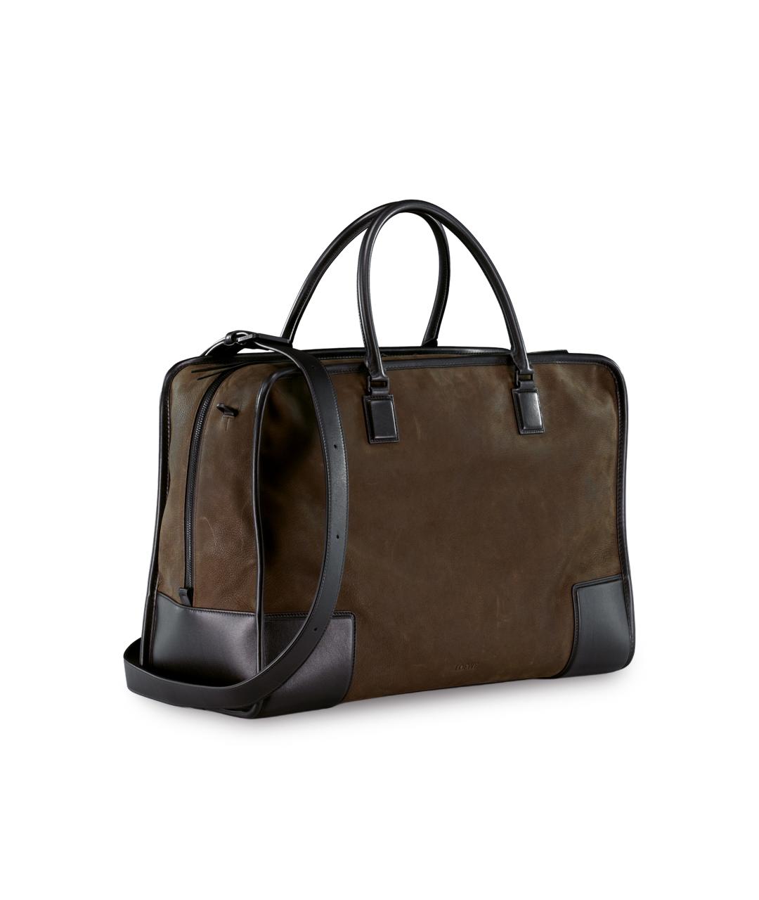 LOEWE Зеленая кожаная сумка тоут, фото 4
