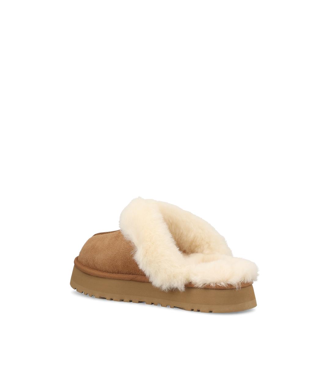 UGG Коричневые замшевые сабо, фото 3