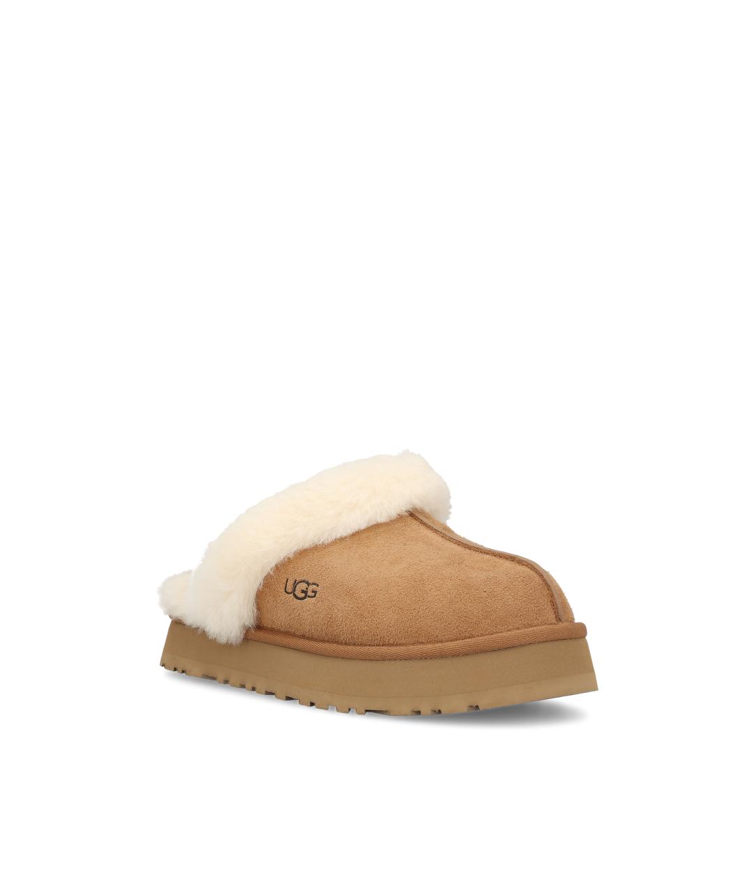 UGG Коричневые замшевые сабо, фото 2