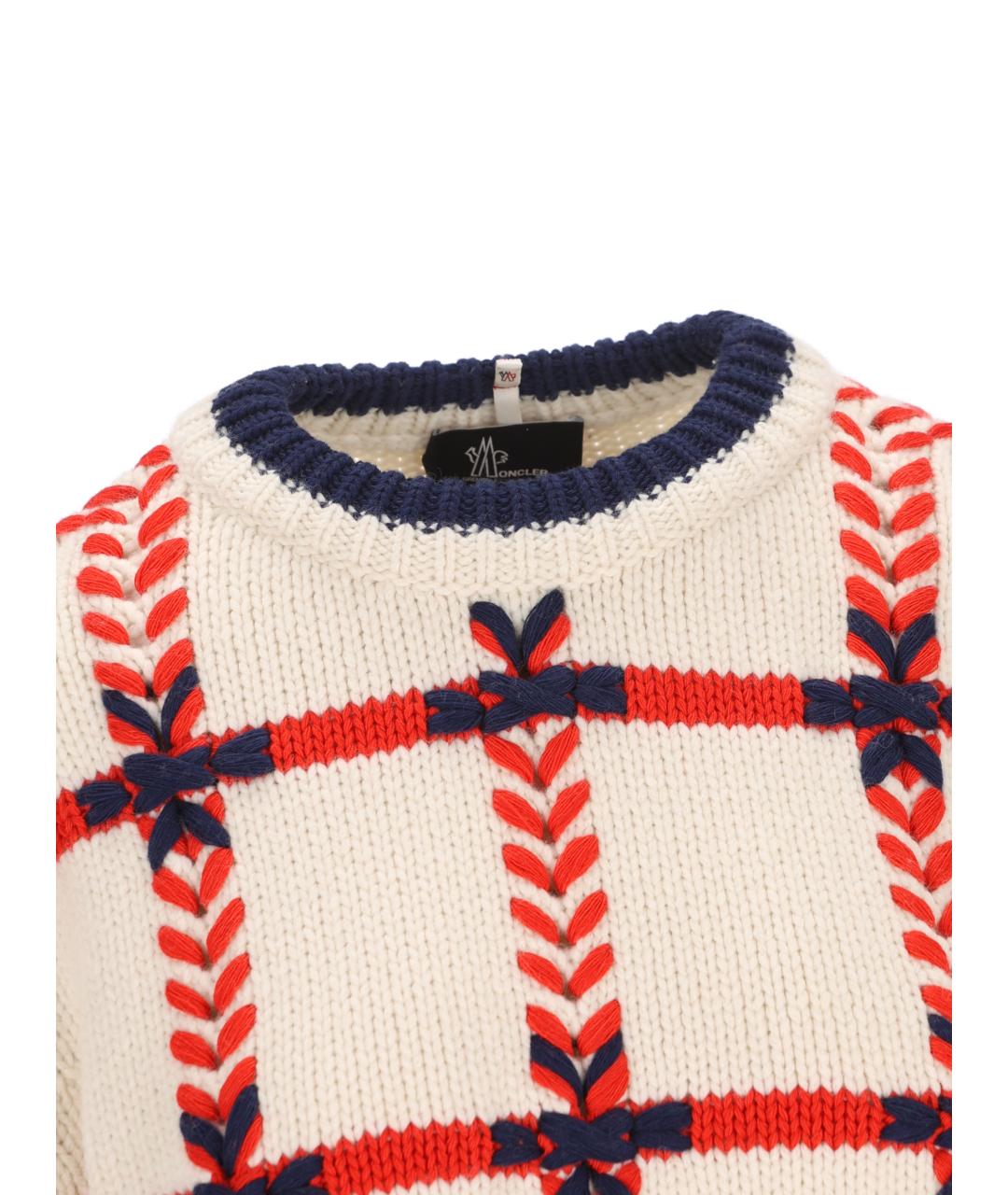 MONCLER GRENOBLE Мульти шерстяной джемпер / свитер, фото 4