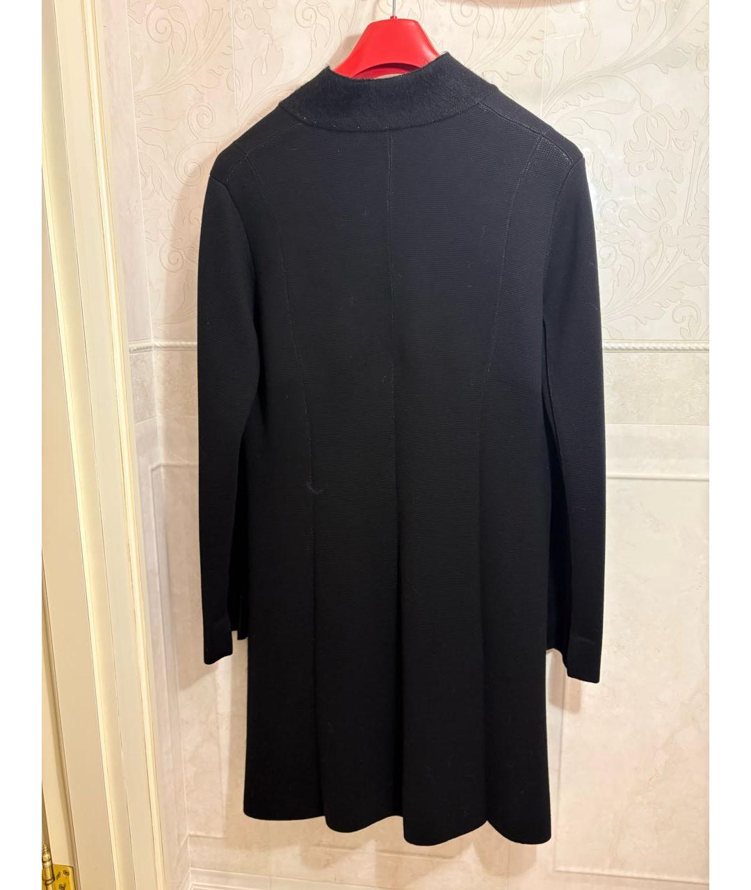 SONIA RYKIEL Черное шерстяное пальто, фото 2