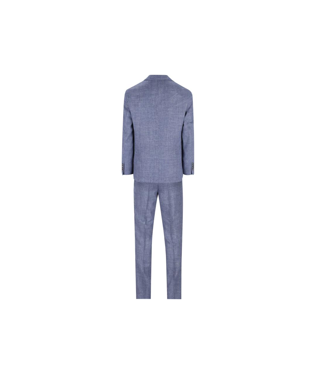 BRUNELLO CUCINELLI Голубой классический костюм, фото 2