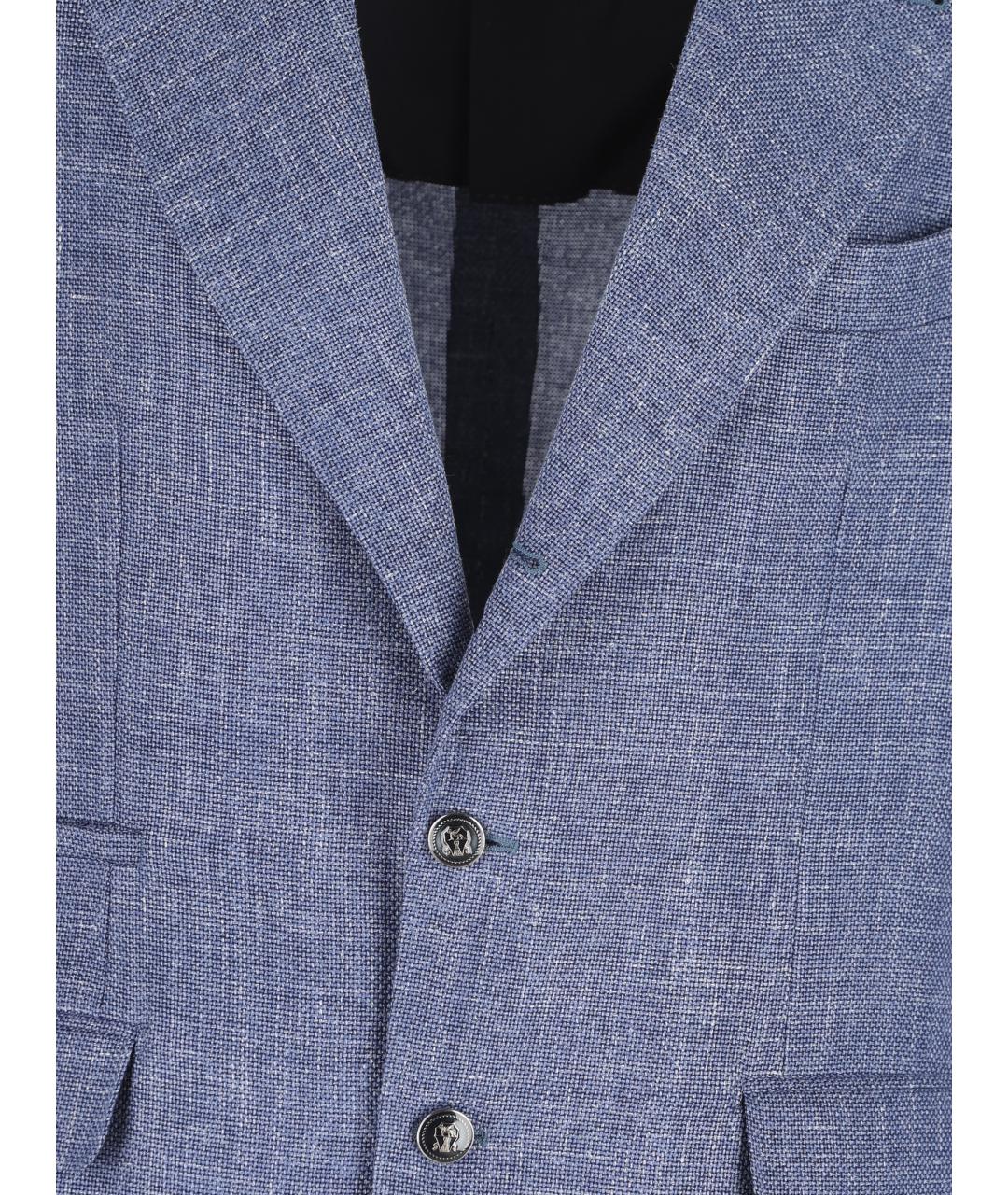 BRUNELLO CUCINELLI Голубой классический костюм, фото 4