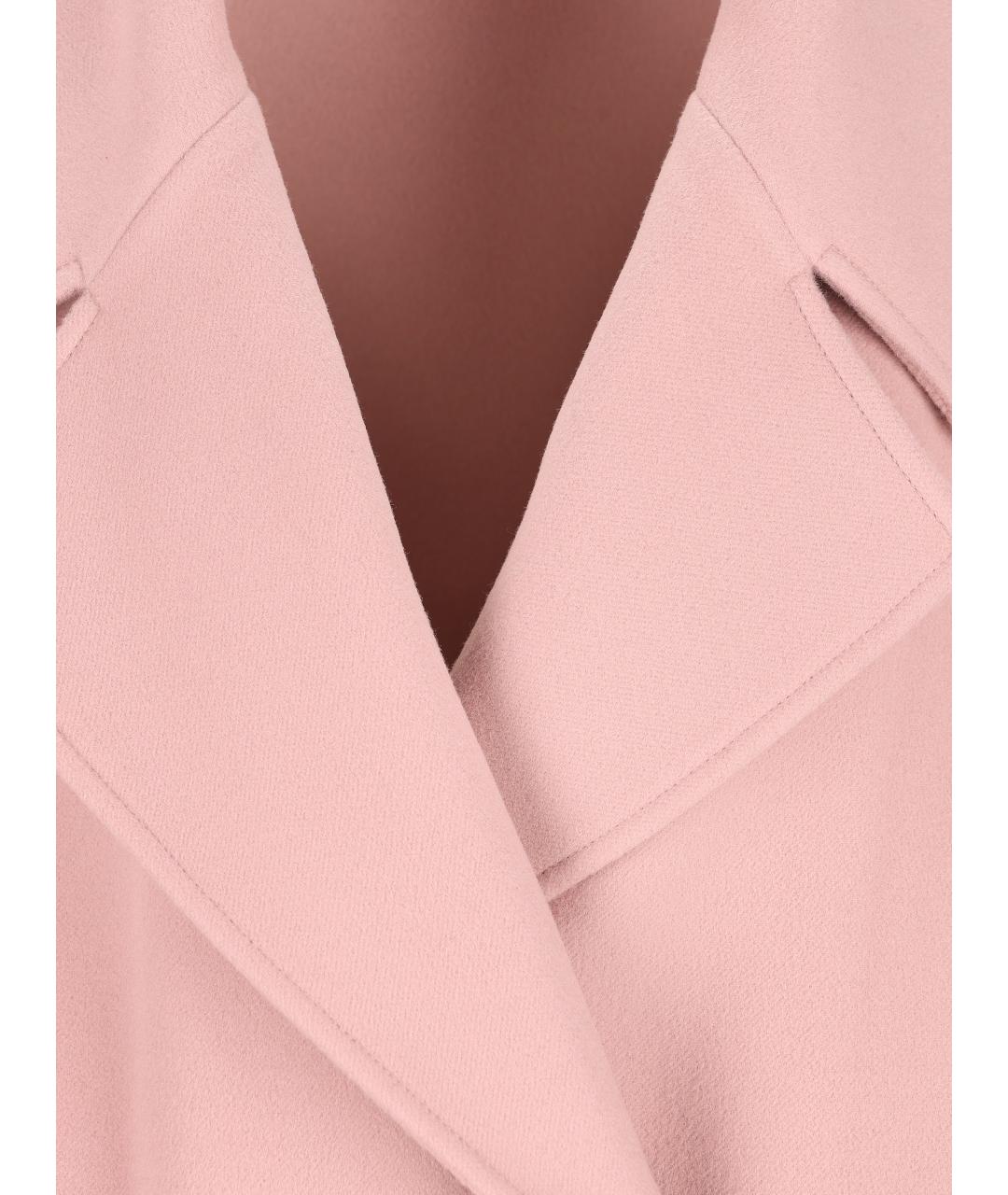 LOEWE Розовое шерстяное пальто, фото 4