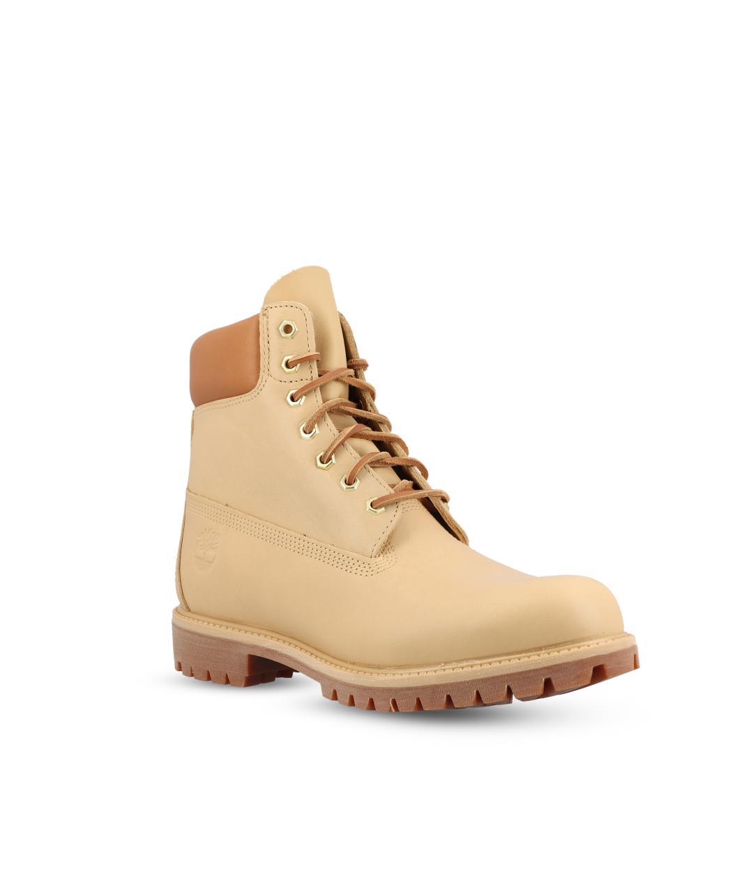 TIMBERLAND Бежевые кожаные высокие ботинки, фото 2