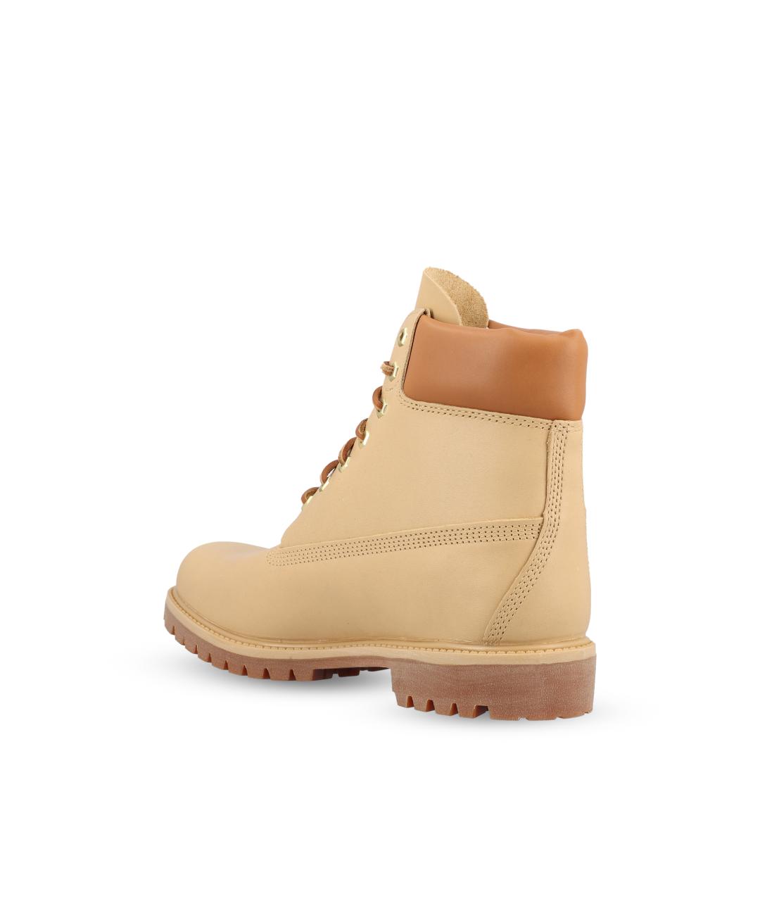 TIMBERLAND Бежевые кожаные высокие ботинки, фото 3