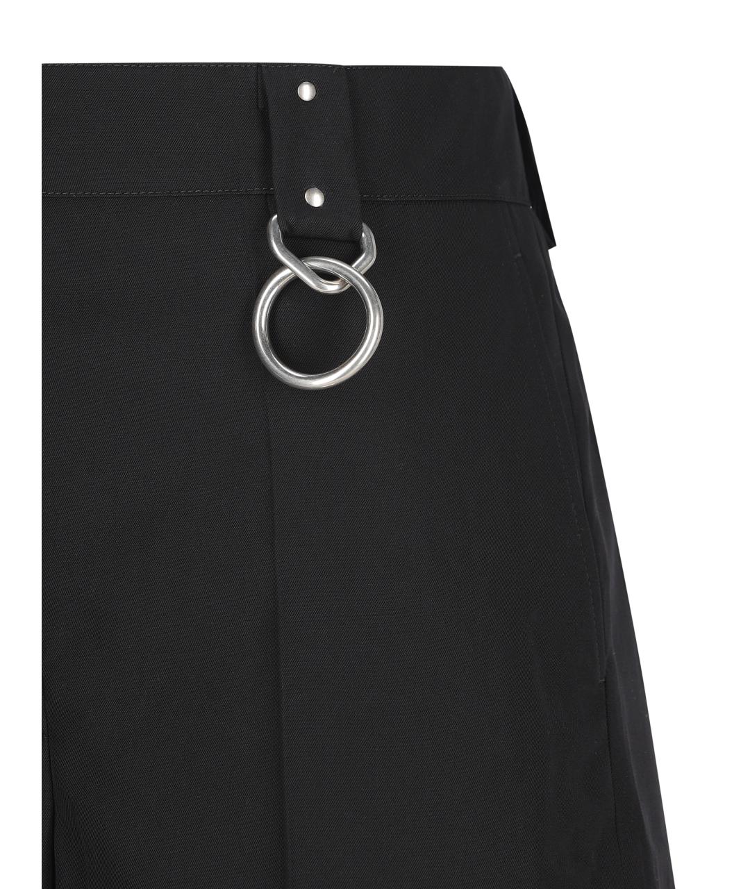 PRADA Черные шерстяные шорты, фото 3