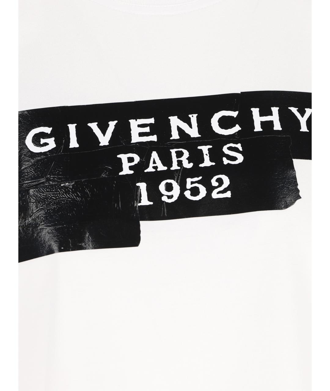 GIVENCHY Белая хлопковая футболка, фото 3