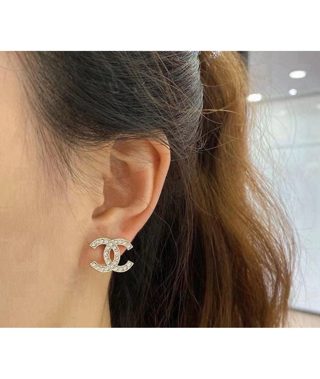 CHANEL Серебряные серьги, фото 7