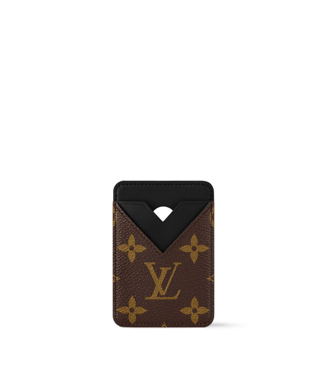 LOUIS VUITTON Коричневый кардхолдер, фото 5