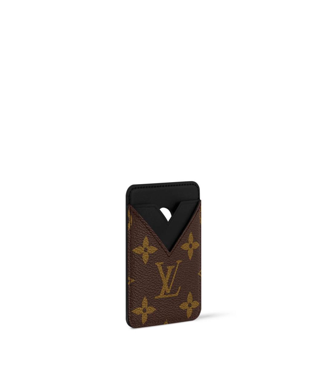 LOUIS VUITTON Коричневый кардхолдер, фото 2