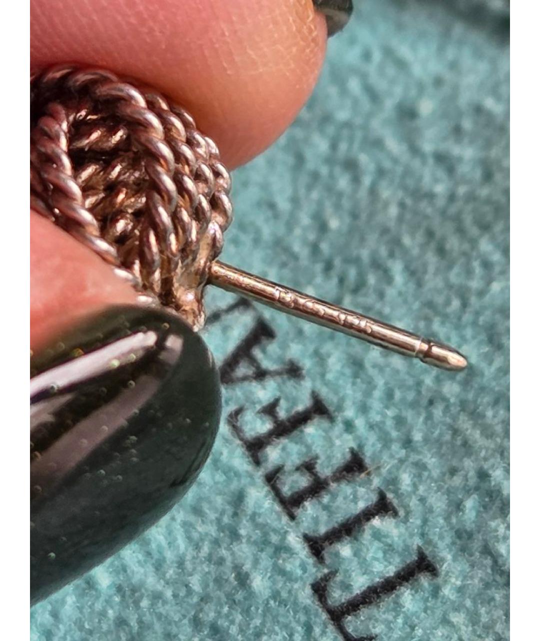 TIFFANY&CO Серебряные серебряные серьги, фото 3
