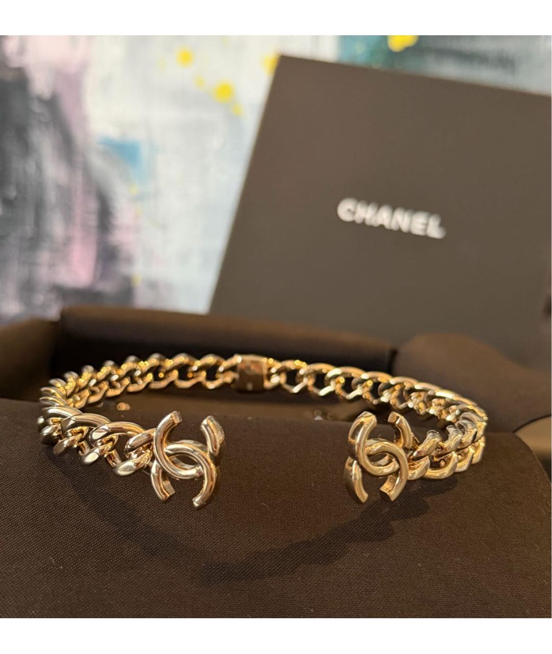 CHANEL Золотой чокер, фото 3
