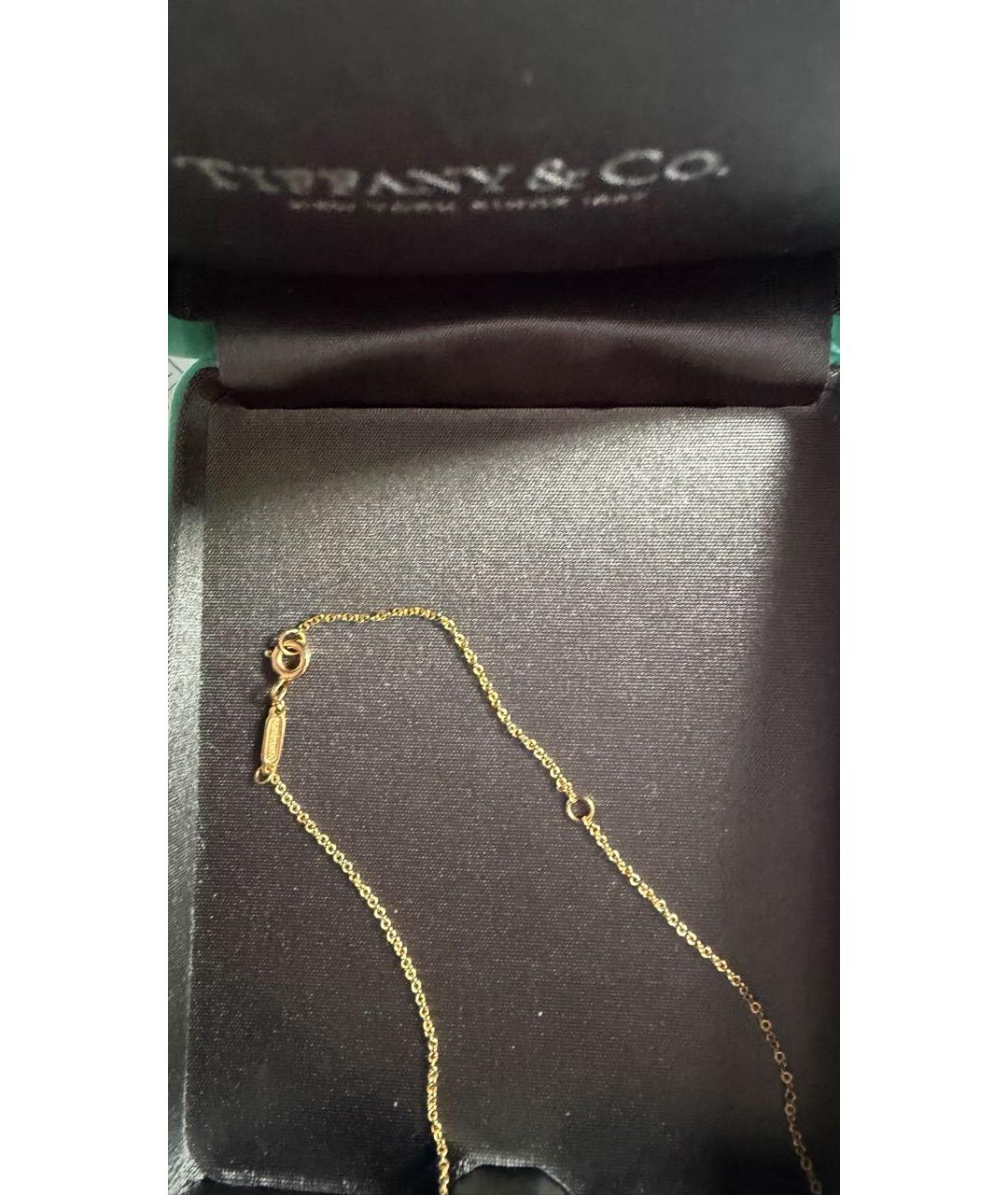TIFFANY&CO Бирюзовое колье из желтого золота, фото 4