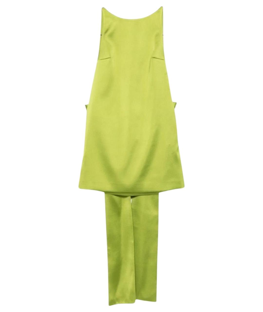 SELF-PORTRAIT Зеленое полиэстеровое коктейльное платье, фото 1