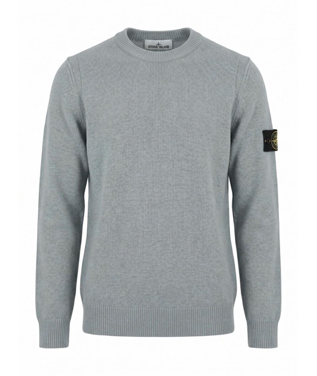 STONE ISLAND Голубой полиамидовый джемпер / свитер, фото 1