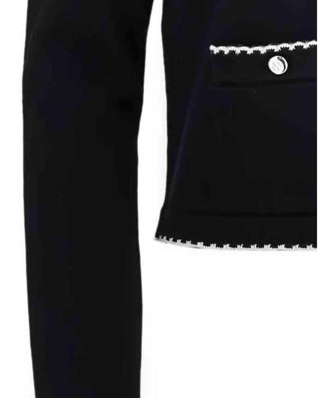 TORY BURCH Черный шерстяной кардиган, фото 2