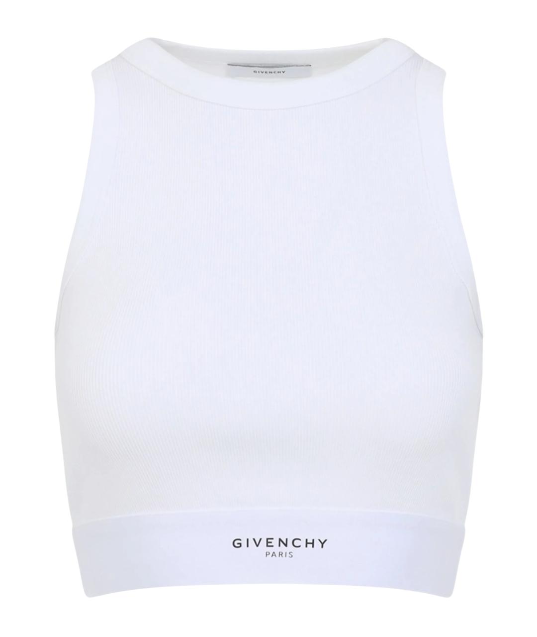 GIVENCHY Белая хлопковая майка, фото 1