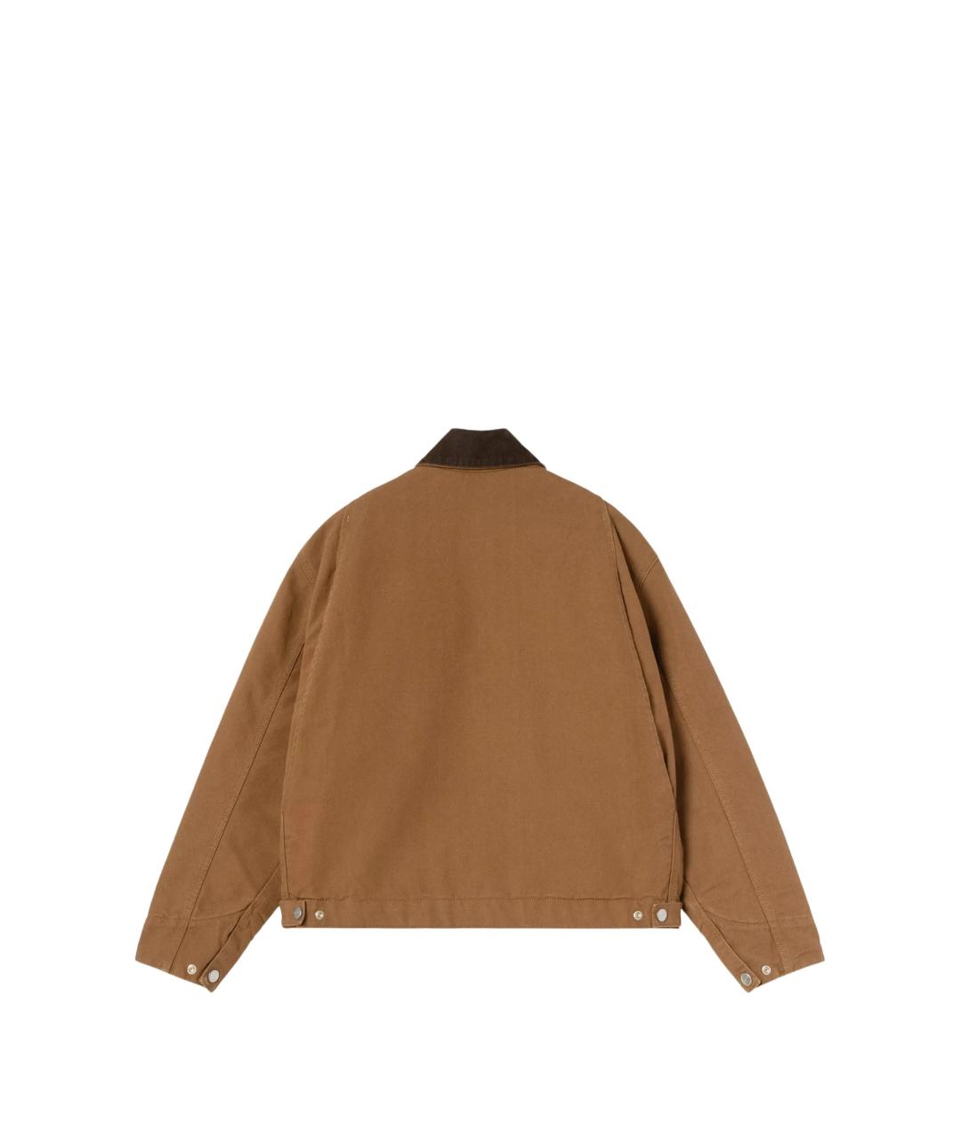 CARHARTT WIP Коричневая хлопковая куртка, фото 2