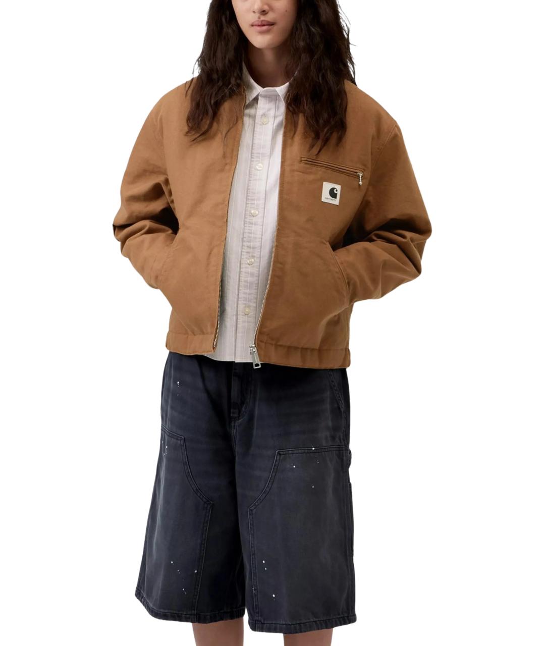 CARHARTT WIP Коричневая хлопковая куртка, фото 3