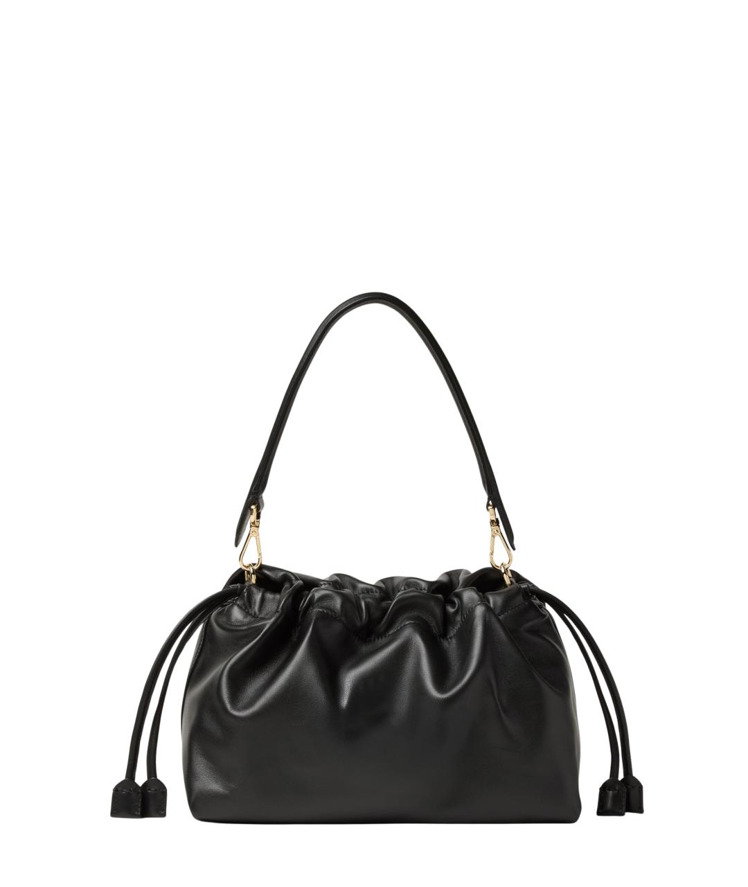 FENDI Черная кожаная сумка через плечо, фото 3