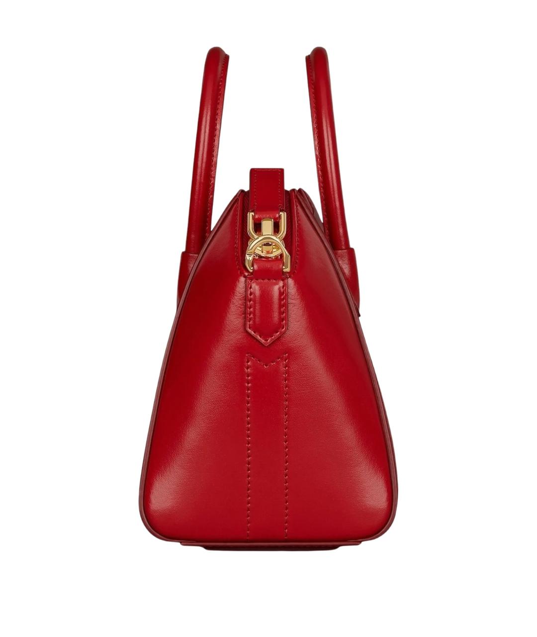 GIVENCHY Красная кожаная сумка тоут, фото 2