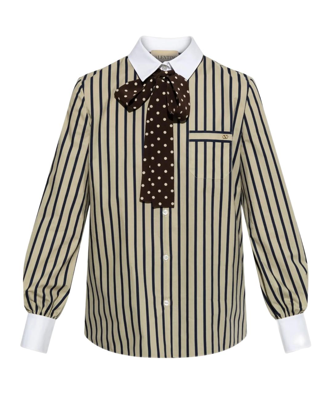 VALENTINO Мульти хлопковая рубашка, фото 1