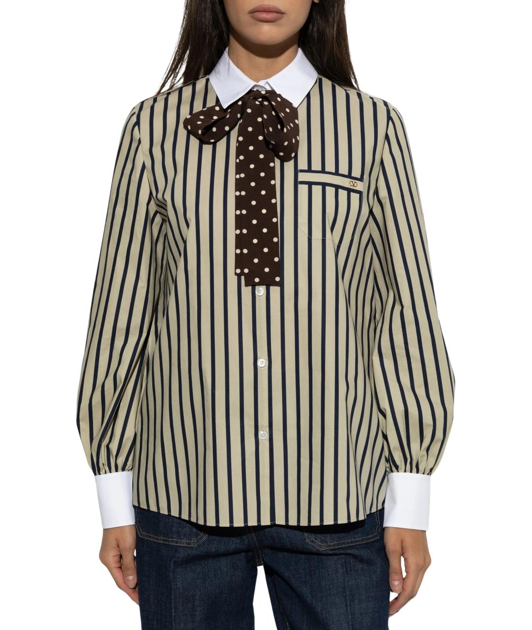 VALENTINO Мульти хлопковая рубашка, фото 2