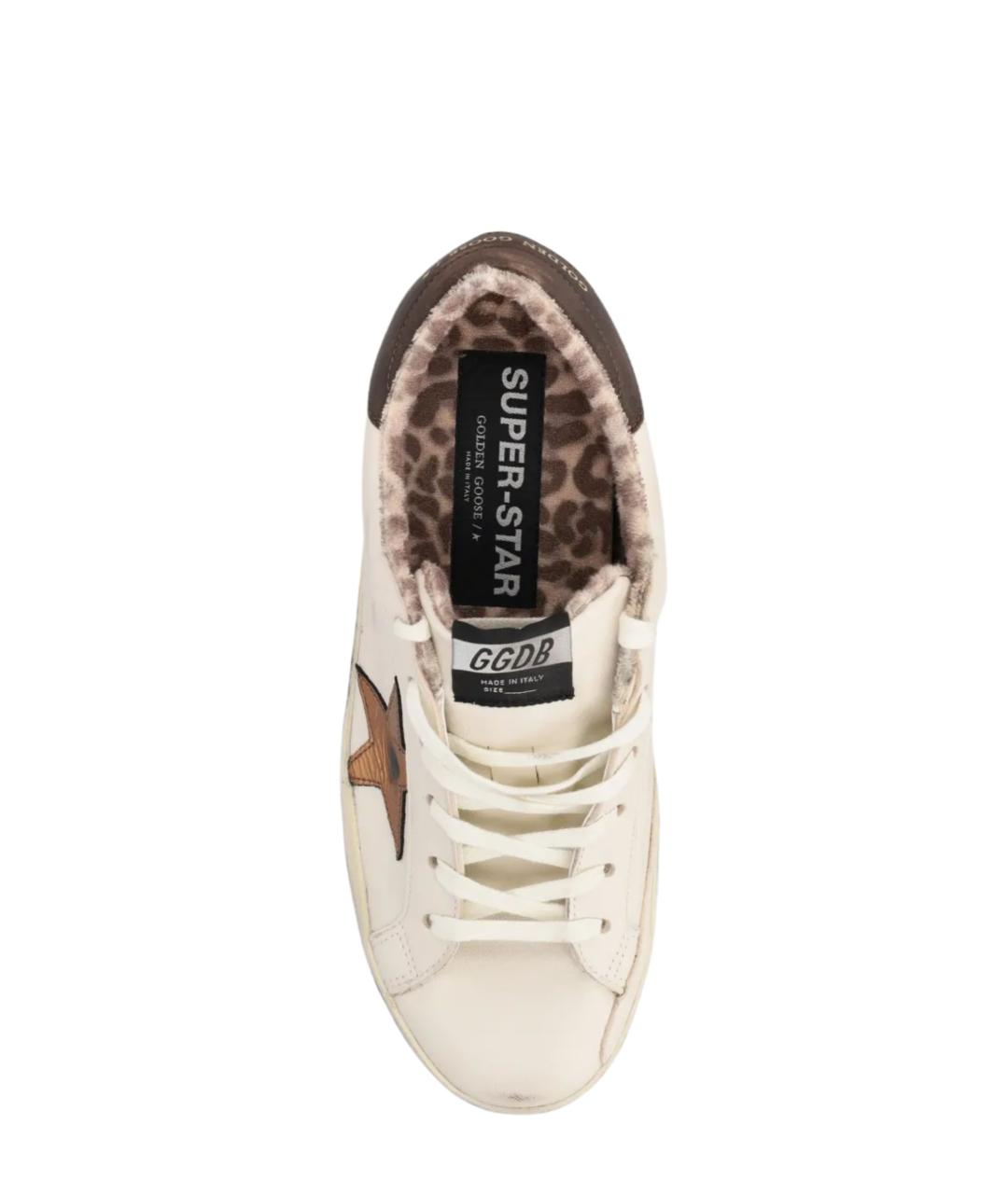 GOLDEN GOOSE Мульти кожаные кеды, фото 4