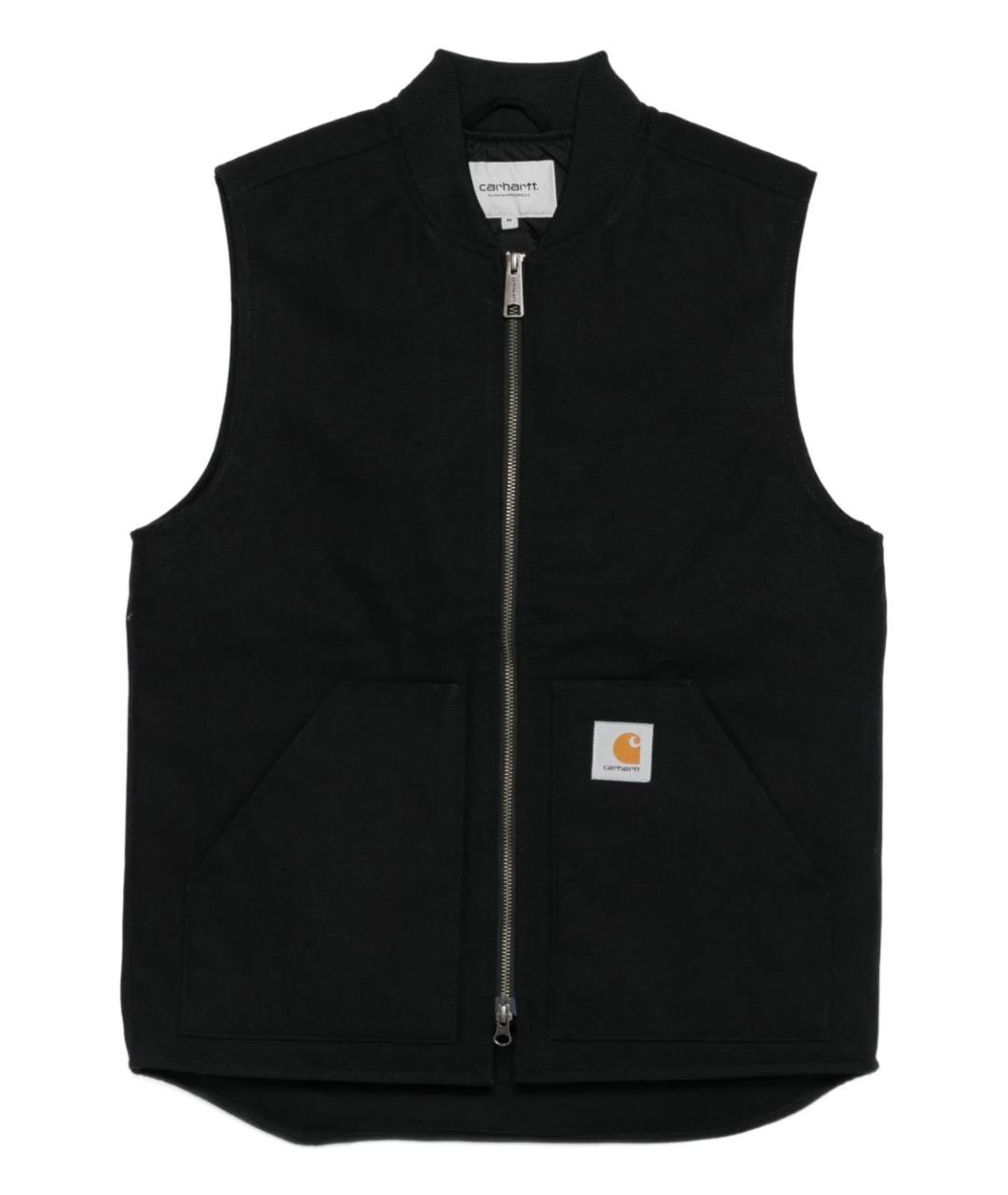 CARHARTT WIP Черная хлопковая жилетка, фото 1