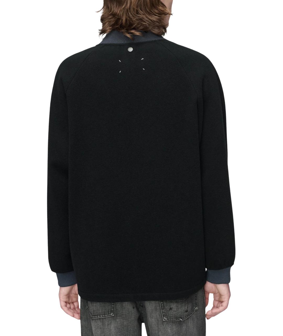 MAISON MARGIELA Черная шерстяная куртка, фото 3