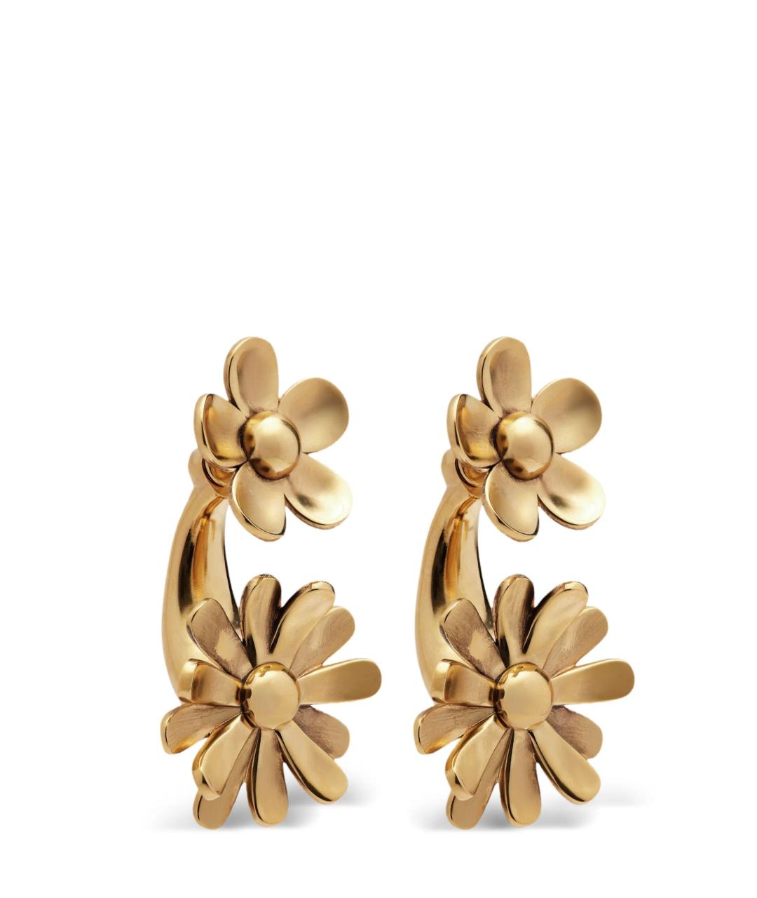 MARC JACOBS Золотые металлические серьги, фото 1