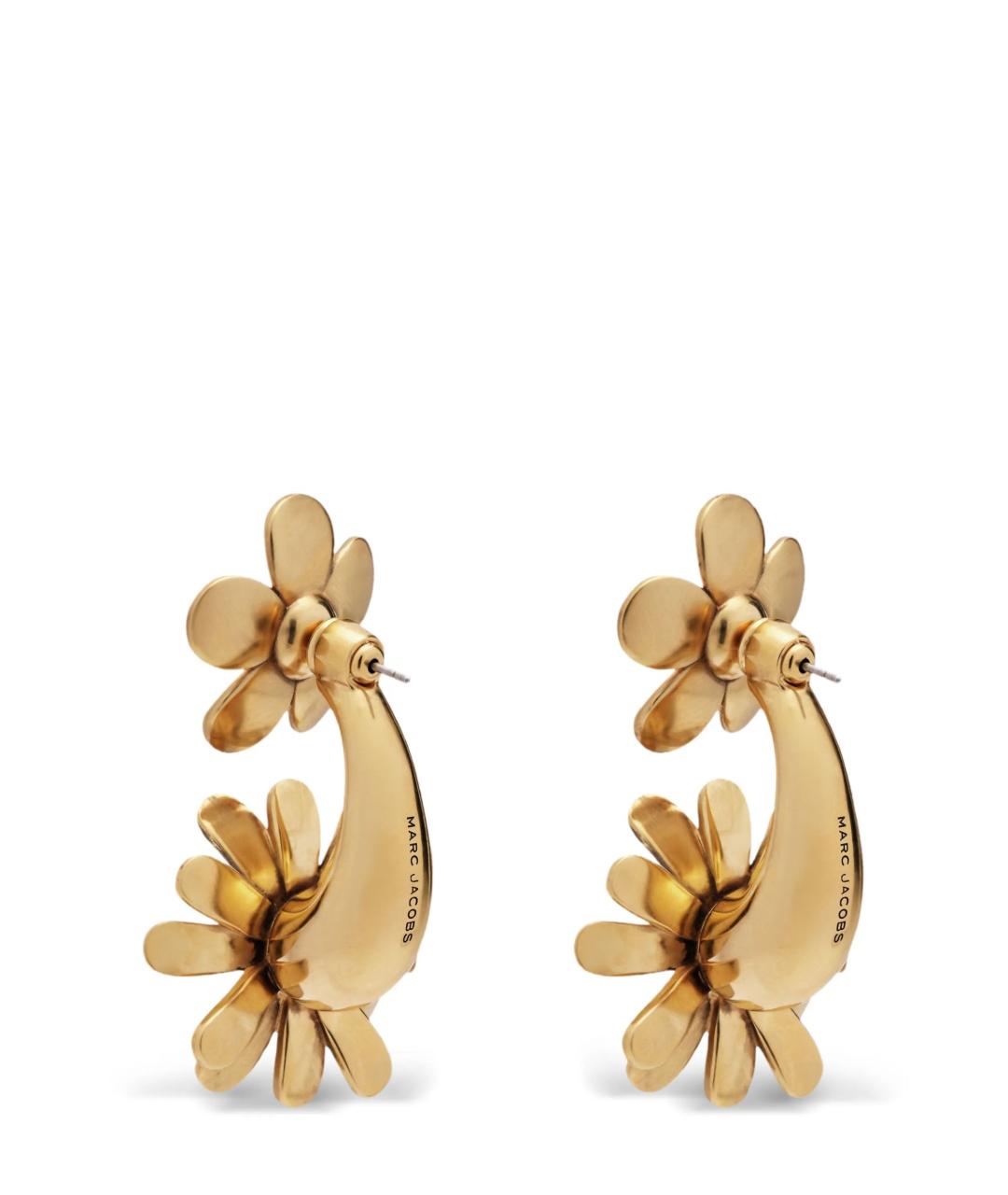 MARC JACOBS Золотые металлические серьги, фото 2
