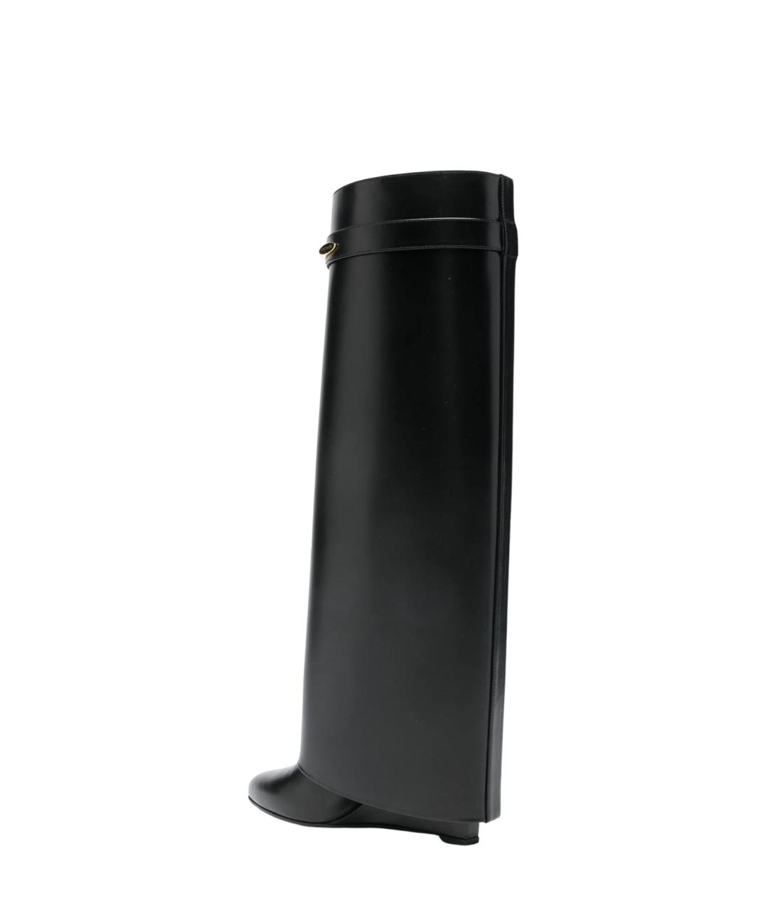 GIVENCHY Черные кожаные сапоги, фото 3