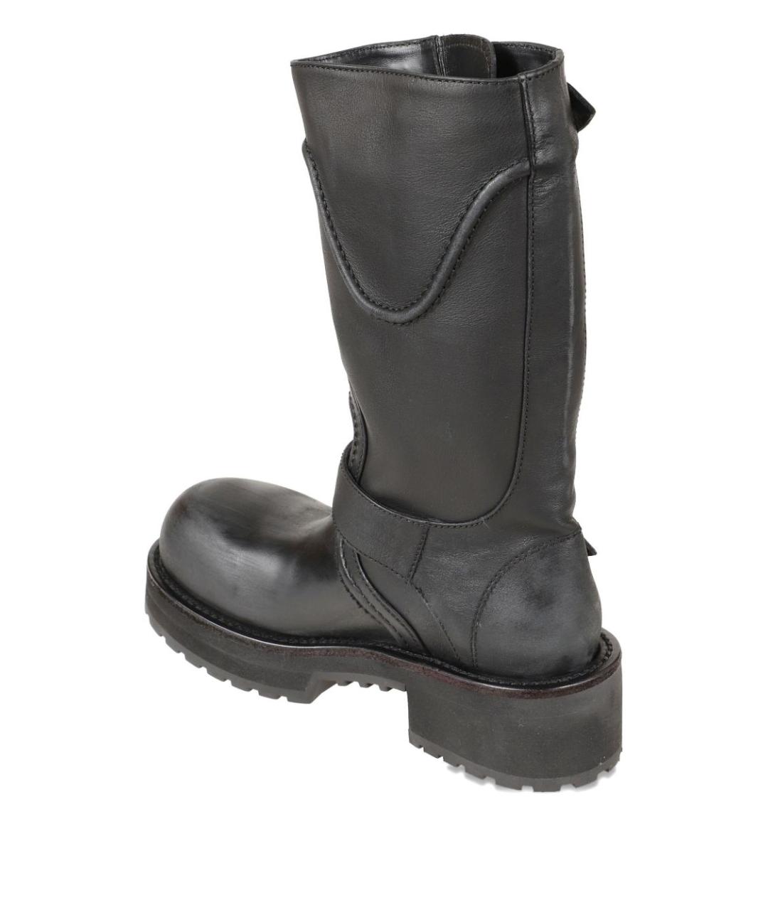 BALENCIAGA Черные кожаные сапоги, фото 8