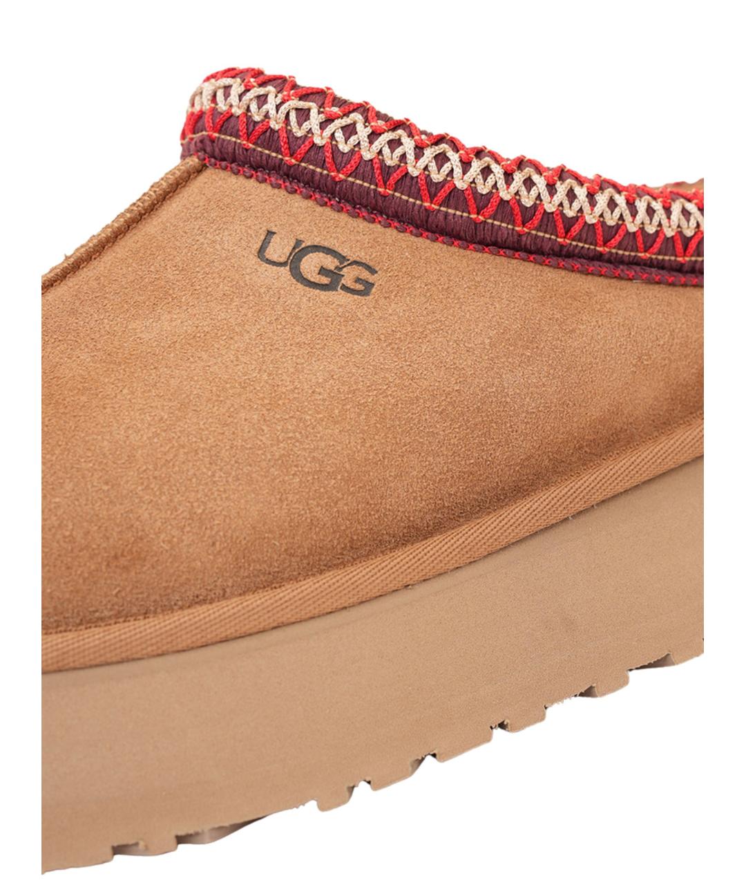 UGG Коричневые замшевые сабо, фото 4